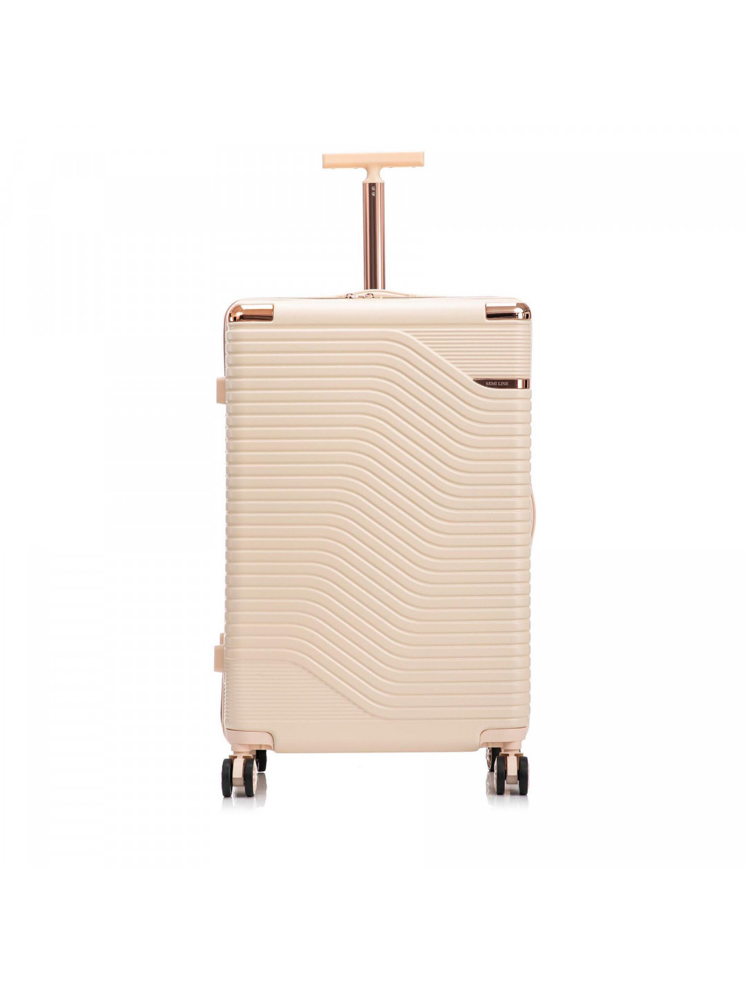 Velký kufr Semi Line T5809-5 Écru